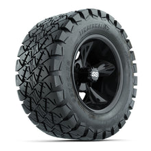 Load image into Gallery viewer, GTW 12″ Godfather Black Wheels &amp; 22x10-12 Timberwolf Tires – Set of 4