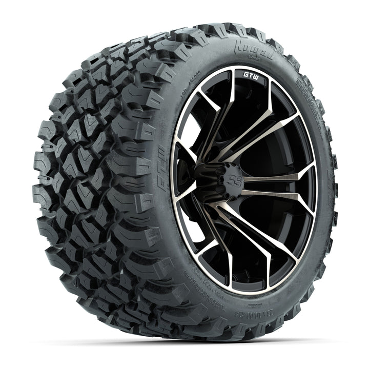 GTW 14″ Spyder Bronze/Black Wheels & 23x10-14 Nomad Tires – Set of 4