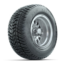 Load image into Gallery viewer, GTW 10″ Medusa Silver/Machined Wheels &amp; 205/50-10 Mamba Tires – Set of 4