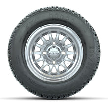 Load image into Gallery viewer, GTW 10″ Medusa Silver/Machined Wheels &amp; 205/50-10 Mamba Tires – Set of 4 — additional view