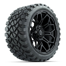 Load image into Gallery viewer, GTW 15″ Bravo Matte Black Wheels &amp; 23x10-R15 Nomad Tires – Set of 4