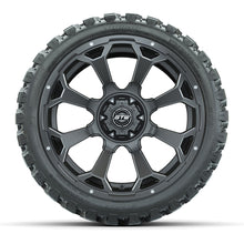 Load image into Gallery viewer, GTW 15″ Raven Matte Gray Wheels &amp; 23x10-R15 Nomad Tires – Set of 4 — additional view