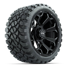 Load image into Gallery viewer, GTW 15″ Raven Matte Black Wheels &amp; 23x10-R15 Nomad Tires – Set of 4