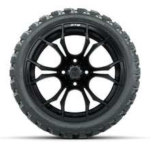 Load image into Gallery viewer, GTW 15″ Spyder Matte Black Wheels &amp; 23x10-R15 Nomad Tires – Set of 4 — additional view