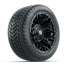 Load image into Gallery viewer, GTW 12″ Stellar Matte Black Wheels &amp; 215/35-12 Mamba Tires – Set of 4