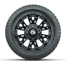 Load image into Gallery viewer, GTW 12″ Stellar Matte Black Wheels &amp; 215/35-12 Mamba Tires – Set of 4 — additional view
