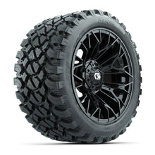 Load image into Gallery viewer, GTW 14″ Stellar Matte Black Wheels &amp; 23x10-R14 Nomad Tires – Set of 4