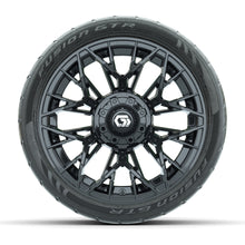 Load image into Gallery viewer, GTW 14″ Stellar Matte Black Wheels &amp; 205/40-R14 Fusion GTR Tires – Set of 4 — additional view