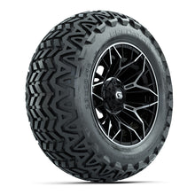 Load image into Gallery viewer, GTW 14″ Stellar Machined/Black Wheels &amp; 23x10-14 Predator Tires – Set of 4