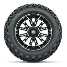 Load image into Gallery viewer, GTW 14″ Stellar Machined/Black Wheels &amp; 23x10-14 Predator Tires – Set of 4 — additional view