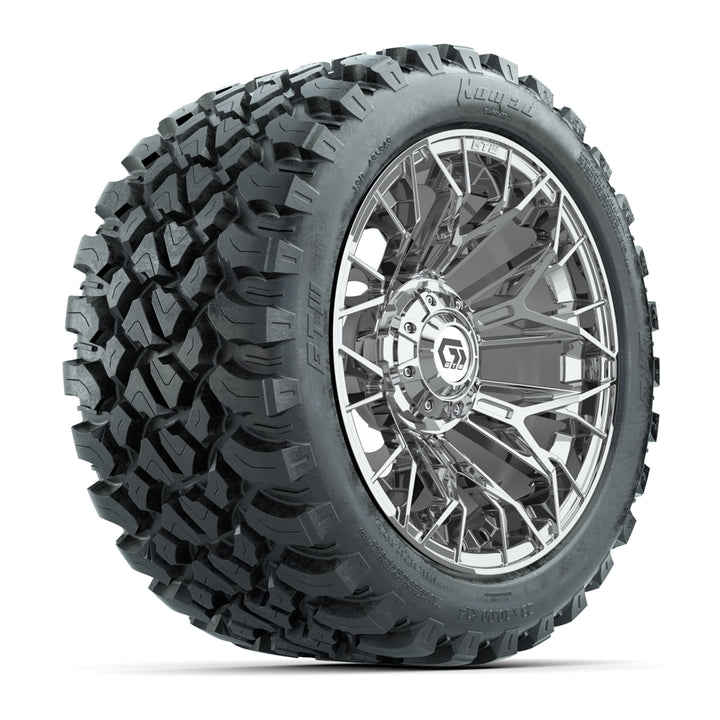 GTW 14″ Stellar Chrome Wheels & 23x10-R14 Nomad Tires – Set of 4