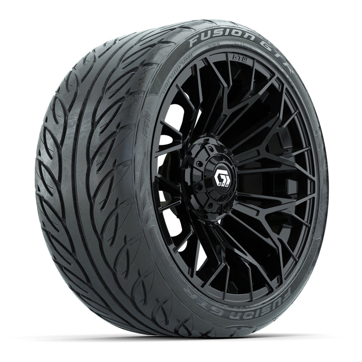 GTW 15″ Stellar Matte Black Wheels & 215/40-R15 Fusion GTR Tires – Set of 4