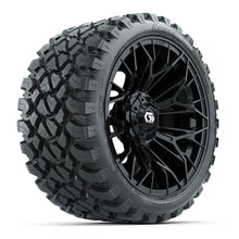 Load image into Gallery viewer, GTW 15″ Stellar Matte Black Wheels &amp; 23x10-R15 Nomad Tires – Set of 4