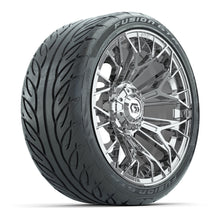 Load image into Gallery viewer, GTW 15″ Stellar Chrome Wheels &amp; 215/40-R15 Fusion GTR Tires – Set of 4
