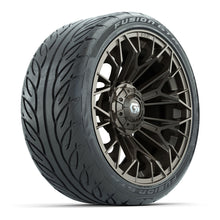 Load image into Gallery viewer, GTW 15″ Stellar Matte Bronze Wheels &amp; 215/40-R15 Fusion GTR Tires – Set of 4