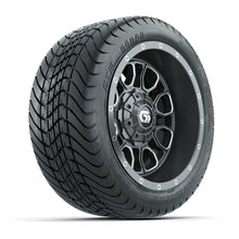 Load image into Gallery viewer, GTW 12″ Volt Gunmetal/Machined Wheels &amp; 215/35-12 Mamba Tires – Set of 4
