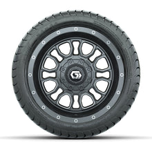 Load image into Gallery viewer, GTW 12″ Volt Gunmetal/Machined Wheels &amp; 215/35-12 Mamba Tires – Set of 4 — additional view