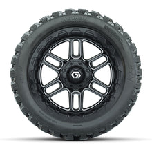Load image into Gallery viewer, GTW 14″ Titan Machined/Black Wheels &amp; 23x10-R14 Nomad Tires – Set of 4 — additional view