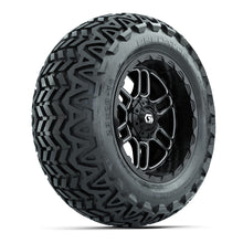 Load image into Gallery viewer, GTW 14″ Titan Machined/Black Wheels &amp; 23x10-14 Predator Tires – Set of 4