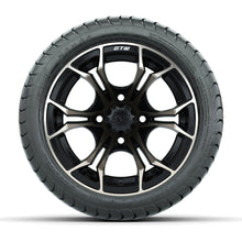 Load image into Gallery viewer, GTW 12″ Spyder Bronze/Black Wheels &amp; 215/35-12 Mamba Tires – Set of 4 — additional view