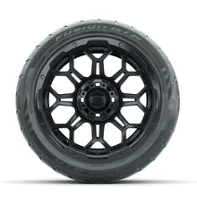 Load image into Gallery viewer, GTW 14″ Bravo Matte Black Wheels &amp; 225/40-R14 Fusion GTR Tires – Set of 4 — additional view