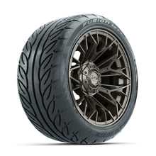 Load image into Gallery viewer, GTW 14″ Stellar Matte Bronze Wheels &amp; 225/40-R14 Fusion GTR Tires – Set of 4