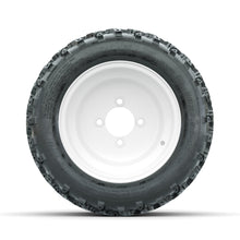 Load image into Gallery viewer, GTW 10″ Steel White 3:4 Offset Wheels &amp; 18x9.50-10 Rogue Tires – Set of 4 — additional view