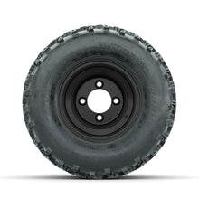 Load image into Gallery viewer, GTW 8″ Steel Matte Black 2:5 Offset Wheels &amp; 18x9.50-8 Rogue Tires – Set of 4 — additional view