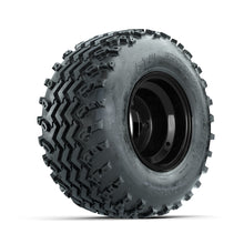 Load image into Gallery viewer, GTW 8″ Steel Gloss Black Wheels &amp; 18x9.50-8 Rogue Tires – Set of 4