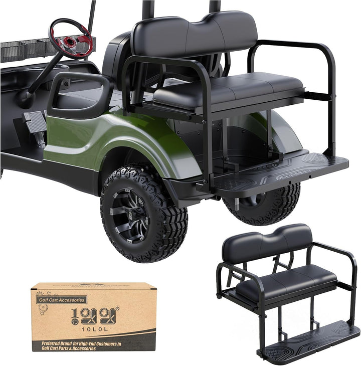 Rear Flip Folding Seat Kit for Yamaha Drive2 2017-Up Golf Cart