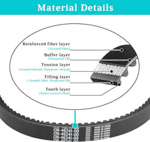Load image into Gallery viewer, Secondary Driven Clutch Belt Kit for Yamaha Golf Carts G2-G28 (1985–2007)