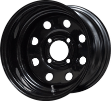 Load image into Gallery viewer, SW1202 – SGC 12″ Steel Wheel – Black – 8 Holes