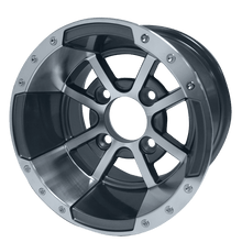 Load image into Gallery viewer, SGC 10″ Storm Trooper Machined/Gunmetal Wheel – Aluminum Alloy — SKU WH1014