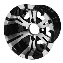 Load image into Gallery viewer, SGC 10″ Vampire Machined/Black Wheel – Aluminum Alloy — SKU WH1022