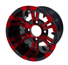 Load image into Gallery viewer, SGC 10" Vampire Red/Black Wheel - Aluminum Alloy — Single Wheel