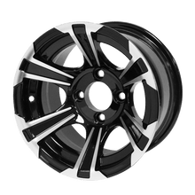 Load image into Gallery viewer, SGC 12″ Blade Machined/Black Wheel – Aluminum Alloy — SKU WH1201