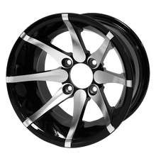 Load image into Gallery viewer, SGC 12" Kraken Machined/Black Wheel - Aluminum Alloy — Single Wheel