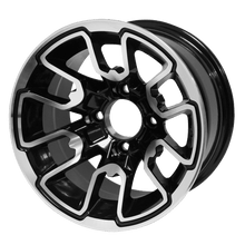 Load image into Gallery viewer, SGC 12" Lizard Machined/Black Wheel - Aluminum Alloy — Single Wheel