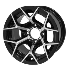 Load image into Gallery viewer, SGC 12" Rally Machined/Black Wheel - Aluminum Alloy — Single Wheel