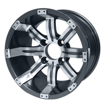 Load image into Gallery viewer, SGC 12" Tempest Machined/Gunmetal Wheel - Aluminum Alloy — Single Wheel