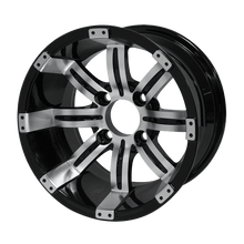 Load image into Gallery viewer, SGC 12″ Tempest Machined/Black Wheel – Aluminum Alloy — SKU WH1234