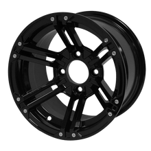Load image into Gallery viewer, SGC 12″ Terminator Glossy Black Wheel – Aluminum Alloy — SKU WH1236