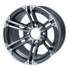 Load image into Gallery viewer, SGC 12″ Terminator Machined/Gunmetal Wheel – Aluminum Alloy — SKU WH1238