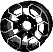 Load image into Gallery viewer, SGC 12″ Talon Machined/Black Wheel – Aluminum Alloy — SKU WH1271