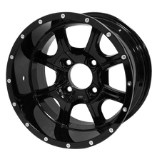 Load image into Gallery viewer, SGC 14" Night Stalker Glossy Black Wheel - Aluminum Alloy — Single Wheel