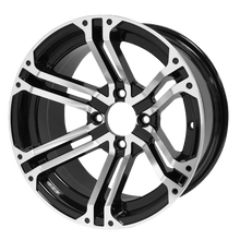 Load image into Gallery viewer, SGC 14" Terminator Machined/Black Wheel - Aluminum Alloy — Single Wheel