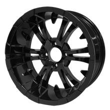 Load image into Gallery viewer, SGC 14″ Vampire Glossy Black Wheel – Aluminum Alloy — SKU WH1414