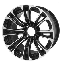 Load image into Gallery viewer, SGC 14″ Vector Machined/Black Wheel – Aluminum Alloy — SKU WH1418