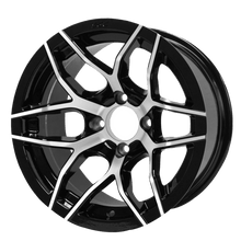 Load image into Gallery viewer, SGC 14" Rally Machined/Black Wheel - Aluminum Alloy — Single Wheel