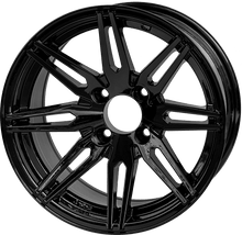 Load image into Gallery viewer, SGC 14″ Lynx Glossy Black Wheel – Aluminum Alloy — SKU WH1437